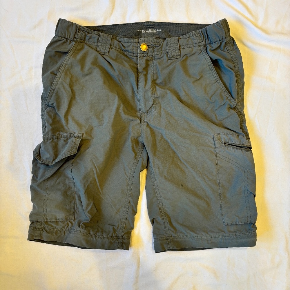 Columbia Omni-Shade Convertible Cargo Shorts (Pants Missing Legs) Size‎ 30x32